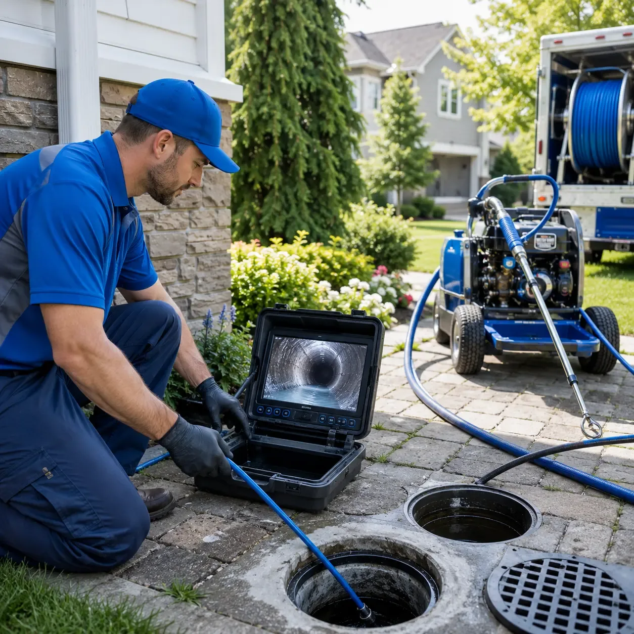 Outdoor drain cleaning professionals serving Mountain City, GA